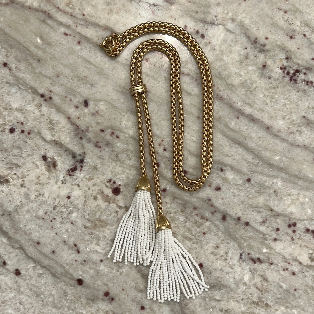 J. Crew Tassel Necklace